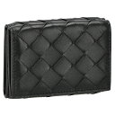 【新品】ボッテガヴェネタ BOTTEGA VENETA メンズ レディース 三つ折り財布 609285 VCPP2 8803 ブラック(4)