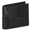 ボッテガヴェネタ BOTTEGA VENETA メンズ 二つ折り財布 649605 VBWD2 8803 ブラック【新品】