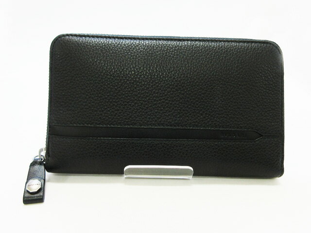 ブルガリ 長財布（男性向け） ブルガリ(BVLGARI)OCTO ACCESSORIES オクト メンズ ラウンドファスナー長財布 WALLRTS LARGE GRAIN CALF LEATHER 36968 BLACK【新品】