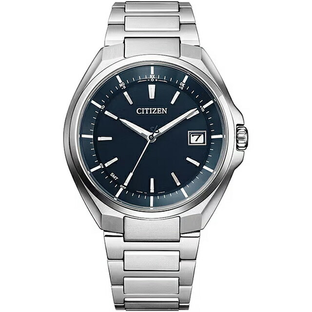 ATESSA アテッサ シチズン 腕時計 メンズ スーパーチタニウム エコ・ドライブ ソーラー電波 ネイビー 40mm CB3010-57L【新品】