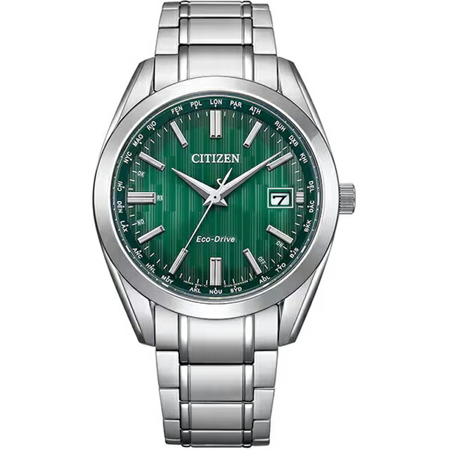 シチズン CITIZEN 腕時計 メンズ シチズンコレクション ソーラー電波時計 3針 スーパーチタニウム エコ・ドライブ グリーン CB0261-53W【新品】