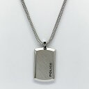 ポリス POLICE ネックレス PURITY プレートネックレス メンズ ステンレス 24920PSS-A【新品】