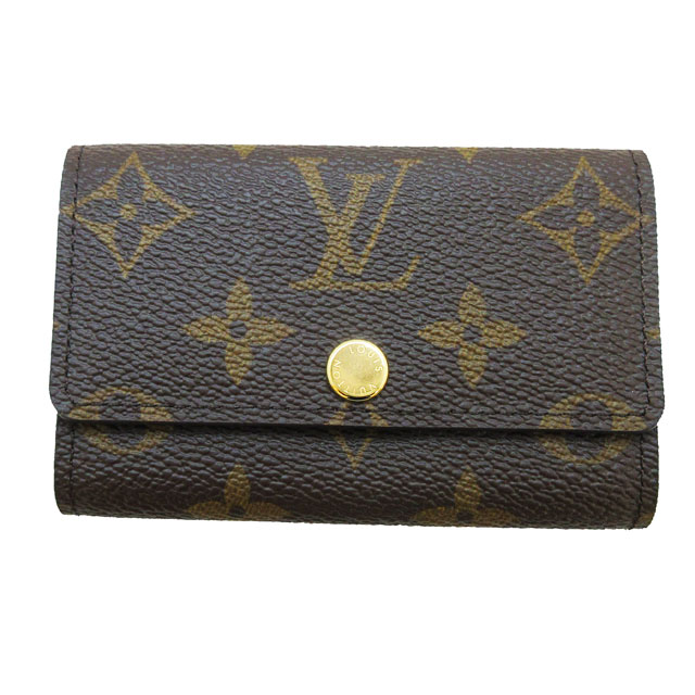 ルイヴィトン (LOUIS VUITTON) 6連キーケース モノグラム シグネチャー 新タイプ 金具★ M62630　ブラウン マルチ 茶色【新品】