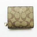 R[` COACH AEgbg fB[X ܂z RpNgz XibvEHbg VOl`[3309 IMCBI KHAKI~BLACK J[L ubN nyViz