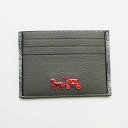 コーチ COACH ブティックカードケース★4910 GRY グレー系マルチ【新品】