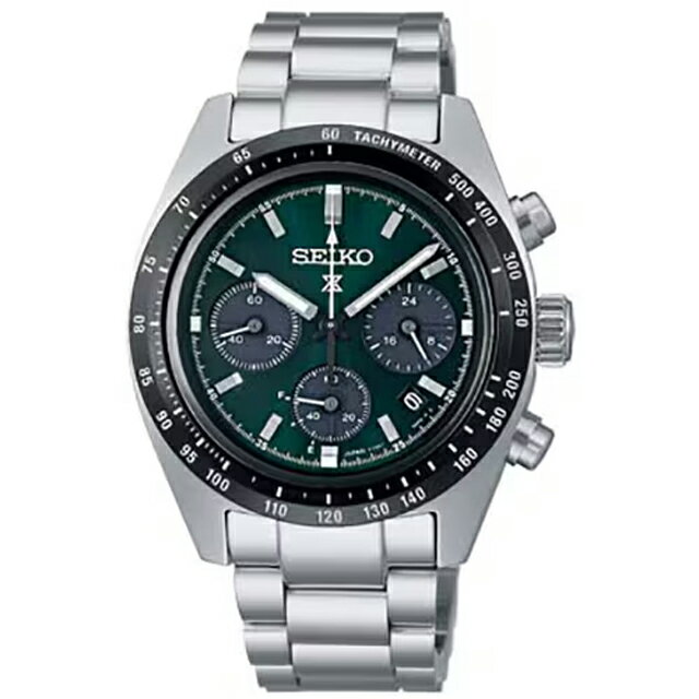 SEIKO セイコー プロスペックス スピードタイマー 腕時計 メンズ クロノグラフ ソーラー グリーン SBDL107【新品】