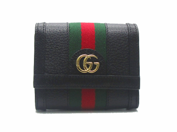 グッチ(GUCCI) レディース コンパクト財布 三つ折り財布 523174 DJ2DG 1060【新品】