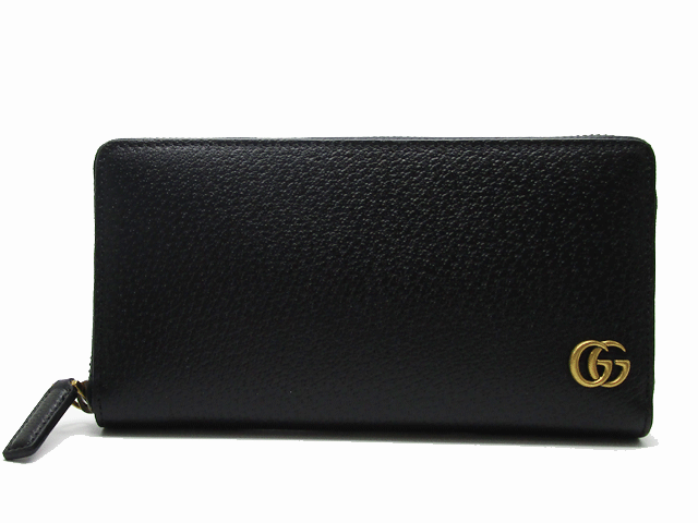 グッチ(GUCCI) ラウンドファスナー長財布 メンズ GGマーモント 428736 DJ20T 1000 【新品】