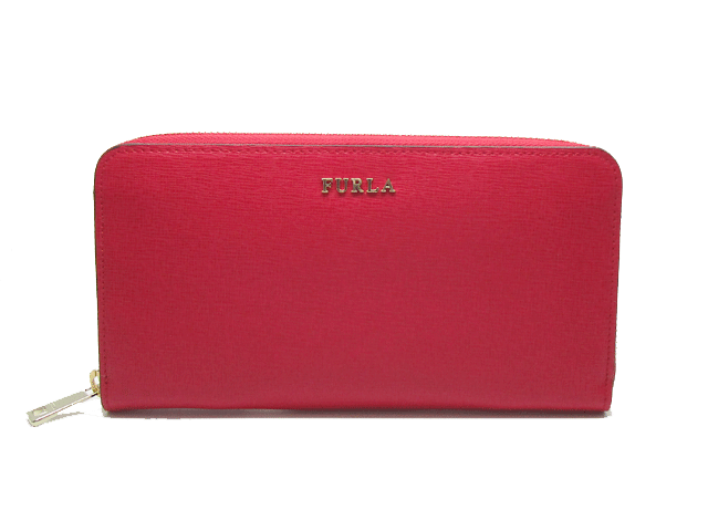 フルラ FURLA ラウンドファスナー長財布 BABYLON XL AROU 903615 RUBY レッド系 【新品】