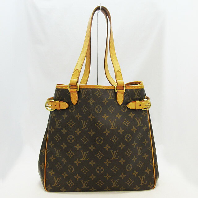 【ルイヴィトン】LOUIS VUITTON バティニョール ヴェルティカル モノグラム トート バッグ ★ M51153【中古】