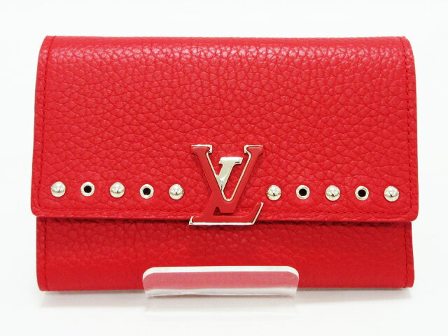 【ルイヴィトン】 LOUISVUITTON コンパクト財布 ポルトフォイユカプシーヌ ★ M62301【中古】