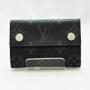 ルイヴィトン LOUISVUITTON モノグラム エクリプス ディスカバリー コンパクト財布 三つ折り財布 ★ M67630【中古】
