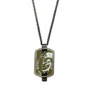 ディーゼル ネックレス（レディース） DIESEL(ディーゼル) ネックレス アクセサリー シルバー×ダークグリーン DX0587040 【新品】【訳あり】