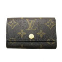 ルイヴィトン (LOUIS VUITTON)モノグラム ミュルティクレ6 6連キーケース★M60701 フューシャ ゴールド金具【新品】