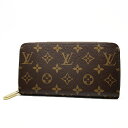 【新品】ルイヴィトン (LOUIS VUITTON)モノグラム ジッピーウォレット ラウンドファスナー長財布　M42616 ブラウン 茶色