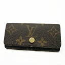 ルイ・ヴィトン キーケース 【新品】ルイヴィトン (LOUIS VUITTON) 4連キーケース ミュルティクレ4 モノグラム M82923 ブラウン ブルー