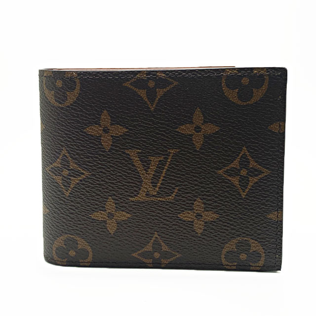 ルイヴィトン 二つ折り財布（レディース） ルイヴィトン (LOUIS VUITTON) 二つ折り財布 ポルトフォイユ マルコ モノグラム ★ M62288【新品】