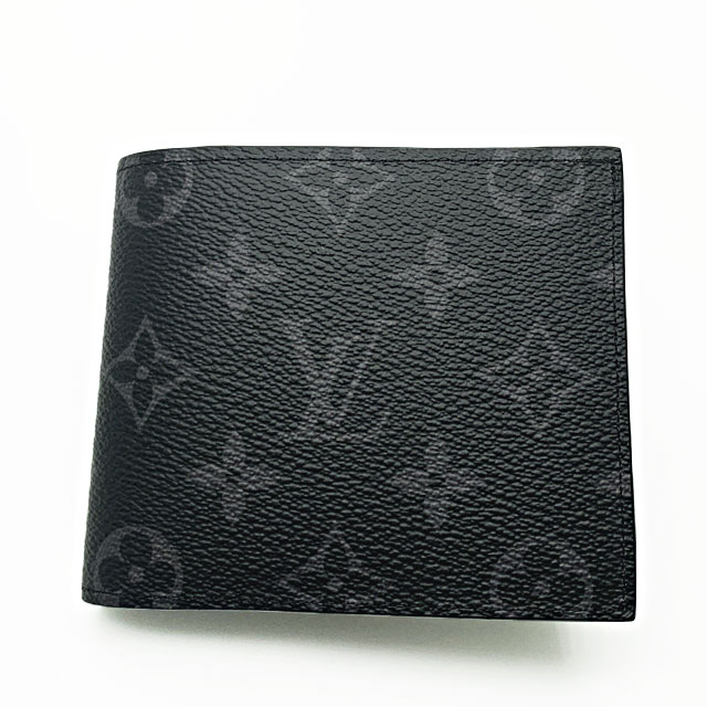 ルイ・ヴィトン 二つ折り財布 レディース 【新品】ルイヴィトン (LOUIS VUITTON) メンズ 二つ折り財布 ポルトフォイユ・マルコ NM モノグラム・エクリプス M62545