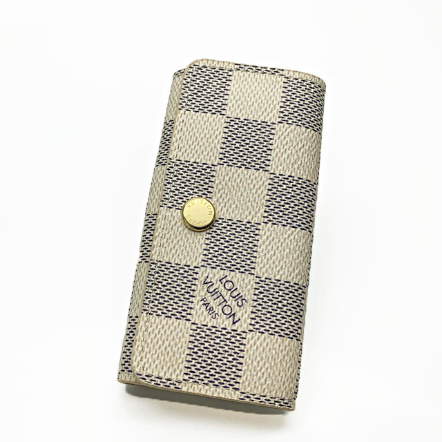 ルイ・ヴィトン キーケース 【新品】ルイヴィトン (LOUIS VUITTON) 4連キーケース ミュルティクレ4 ダミエ アズール N60386