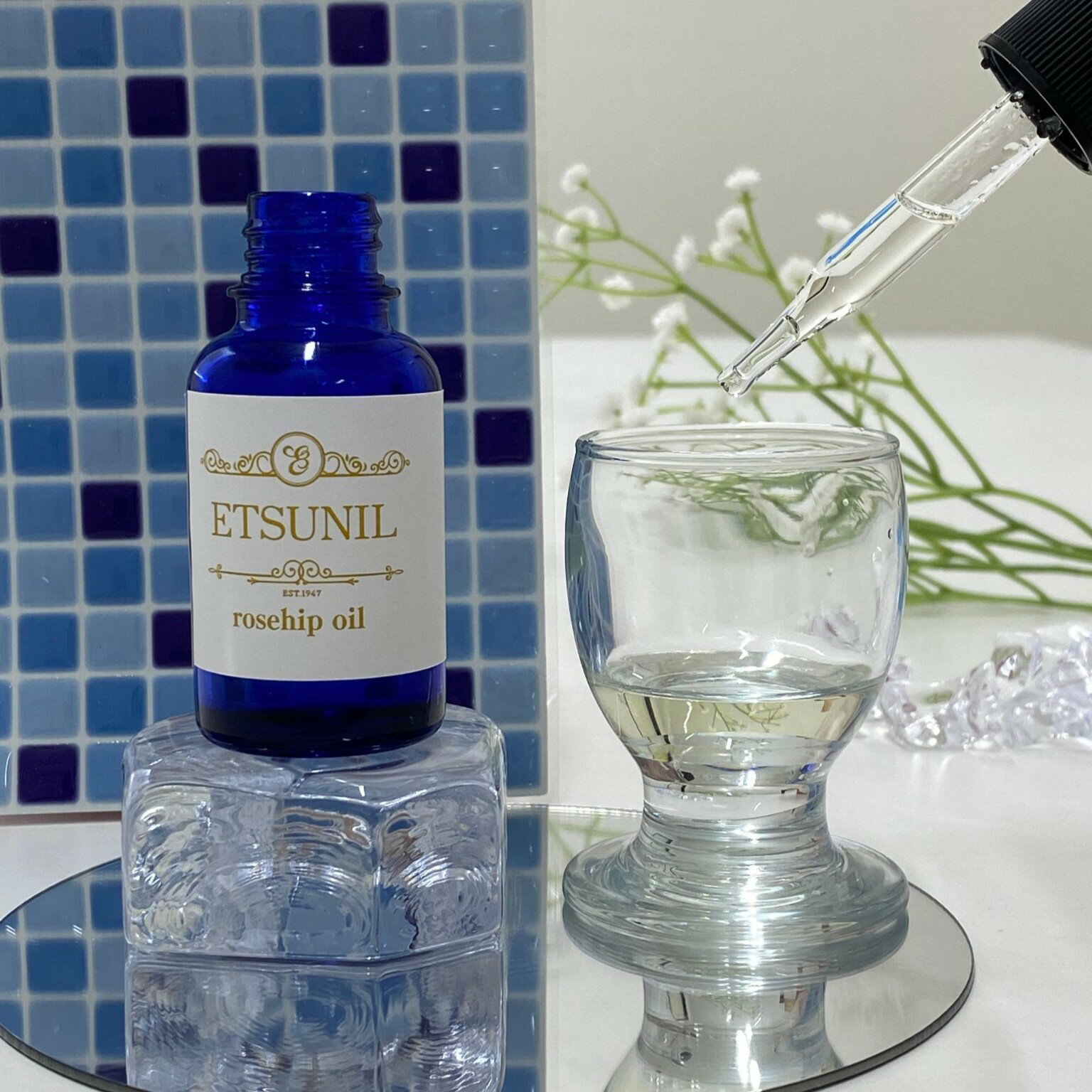 エツニールRO　ローズヒップオイル　30ml｜天然100％ 無添加 日本製 保湿オイル 敏感肌 乾燥肌 全身ケア