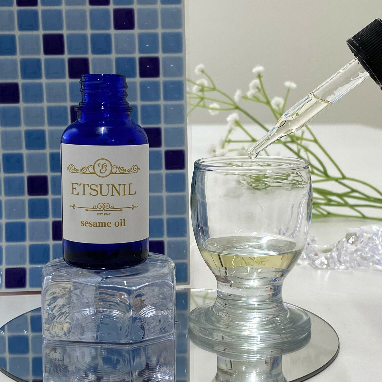 エツニールSE(精製ゴマ油)　30ml｜天然100％ 無添加 日本製 保湿オイル 敏感肌 乾燥肌 全身ケア