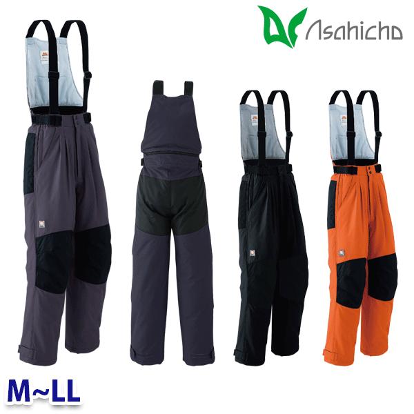 51003 極寒サロペットパンツ 作業用 ツータック脇シャーリング MからLL Asahicho 23AW