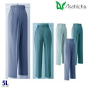 014 レディースパンツ 作業用 ワンタック脇シャーリング 5L Asahicho 旭蝶 23SS