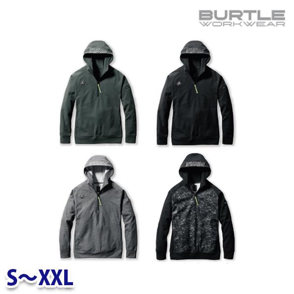 楽天三洋アパレル楽天市場店BURTLE バートル 4079 ハーフジップフーディ（ユニセックス） SからXXL SALEセール