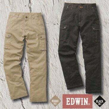 EDWIN・エドウイン33-83004厚手オールシーズンカーゴパンツ【綿ストレッチ】