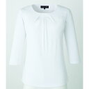 事務服 カットソー 七分袖 enjoie アンジョア 01150 七分袖カットソー Sから3LSALEセール