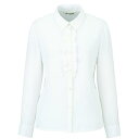 事務服 ブラウス 長袖 大きいサイズ enjoie アンジョア 01070 長袖ブラウス 17号から19号SALEセール