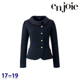 ソフトジャケット enjoieアンジョア 21750 事務服 17号から19号 SALEセール 22AW