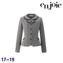 長袖オーバーブラウス(リボン付き) enjoieアンジョア 21900 事務服 17号から19号 SALEセール 22AW