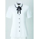 事務服 ブラウス 半袖 大きいサイズ enjoie アンジョア 06072 半袖ブラウス 17号から19号SALEセール