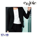 ジャケット enjoieアンジョア 81810 事務服 17号から19号 SALEセール 22AW
