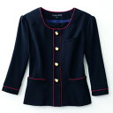 事務服 ジャケット 大きいサイズ enjoie アンジョア 86460 ジャケット 17号から19号SALEセール