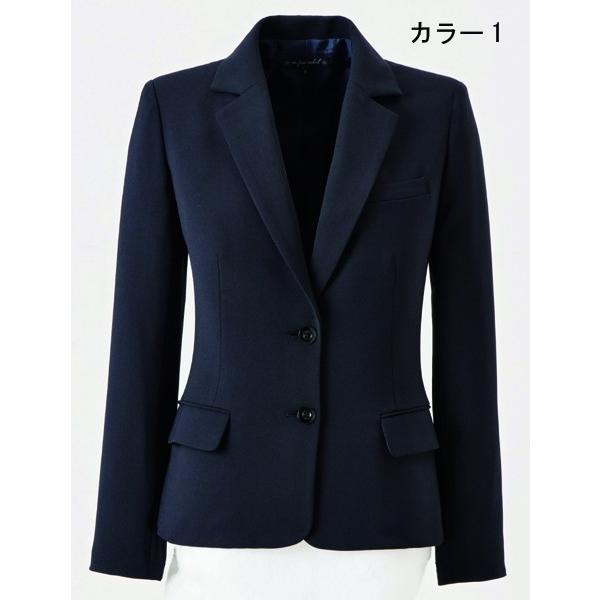 事務服 ジャケット 大きいサイズ enjoie アンジョア 81415 ジャケット 21から23号SALEセール
