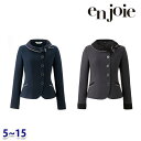 長袖オーバーブラウス enjoieアンジョア 26602 事務服 5号から15号 SALEセール 22AW