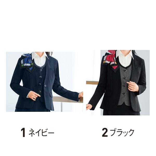 ジャケット enjoieアンジョア 81870 事務服 5号から15号 SALEセール 22AW