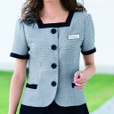 事務服 サマージャケット enjoie アンジョア 86415 サマージャケット 5号から15号SALEセール