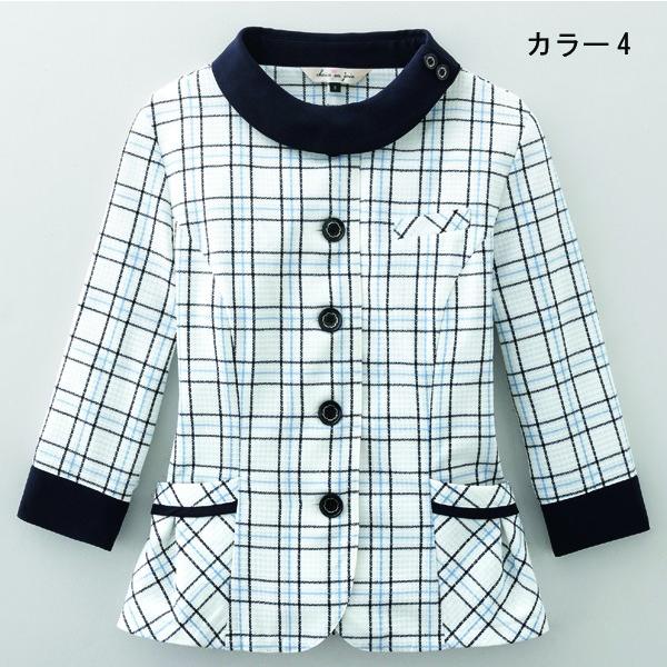 事務服 サマージャケット enjoie アンジョア　86515　サマージャケット　5号から15号SALEセール