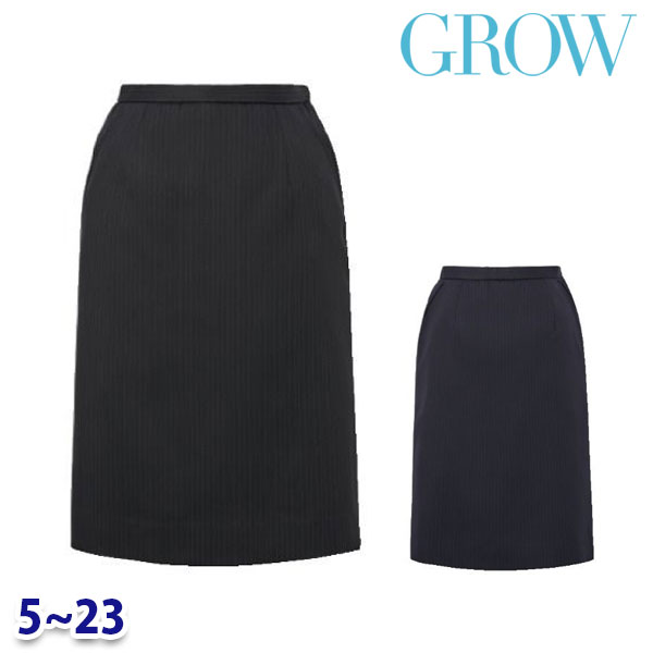 GROW グロウ GSKL-2454 タイトスカート 5号から23号 Servoサーヴォ事務服オフィスウェアSALEセール 25SS