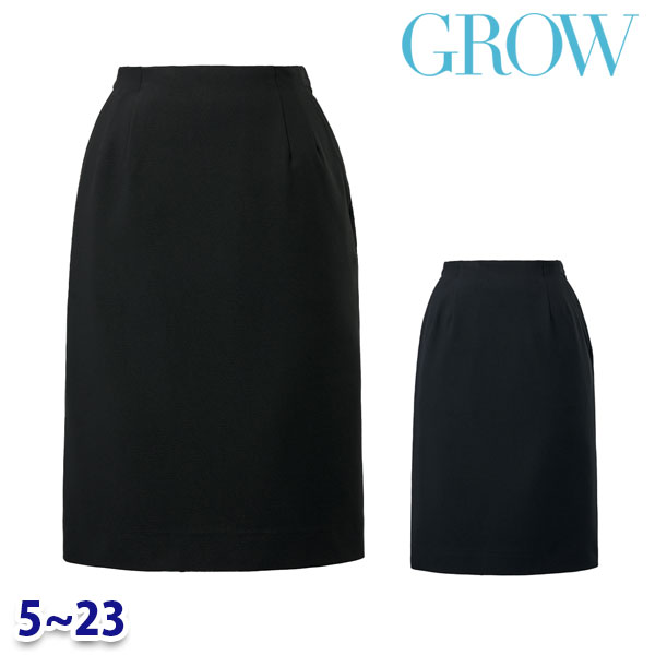 GROW グロウ GSKL-2509 タイトスカート 5号から23号 スカート Servoサーヴォ事務服オフィスウェアSALEセール 25SS