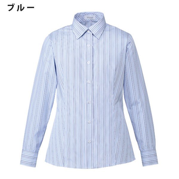 EWB598 長袖ブラウス 5号から17号カーシーKARSEEエンジョイENJOYオフィスウェア事務服SALEセール