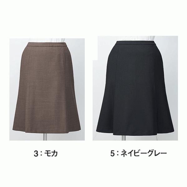 EAS823 セミフレアスカート 5号から21号 カーシーKARSEEエンジョイENJOYオフィスウェア事務服SALEセールEJ22SS