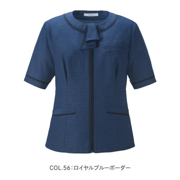 ESA892 オーバーブラウス 19号 カーシーKARSEEエンジョイENJOYオフィスウェア事務服SALEセール 23SS