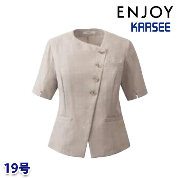 ESA973 オーバーブラウス 19号 カーシーKARSEEエンジョイENJOYオフィスウェア事務服SALEセール 25SS