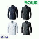 3018-02 長袖シャツ SS~LL 桑和 SOWAソーワ 作業服 作業用SALEセールSW22