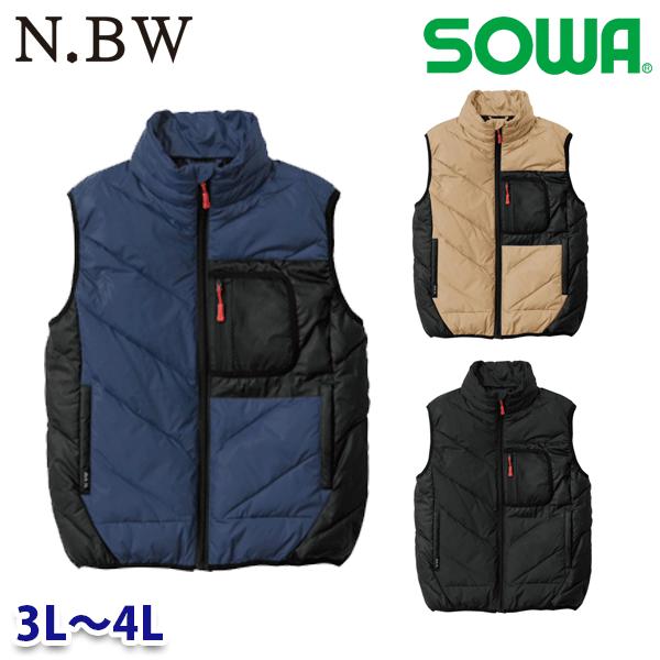 8144-06 防寒ベスト 3Lから4L 桑和 SOWAソーワ 作業服 作業用SALEセールA2X