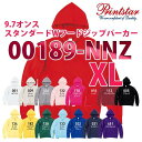 00189-NNZ9.7オンススタンダードWフードジップパーカーXLトムスTOMS189プリントスター無地printstar189SALEセール